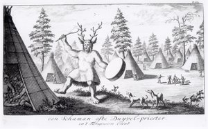 Native American Shaman by Dutch School